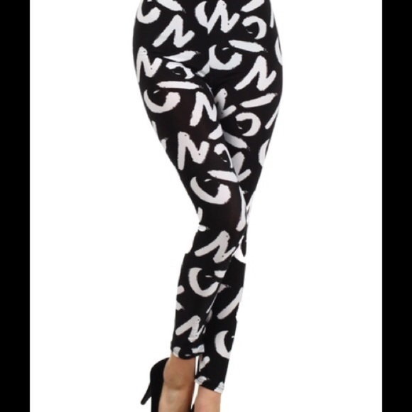 Paint Print leggings - Picture 2 of 3